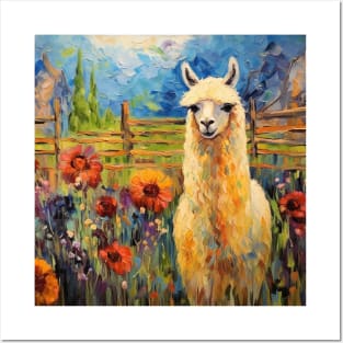 ALPACA PAINTING Posters and Art